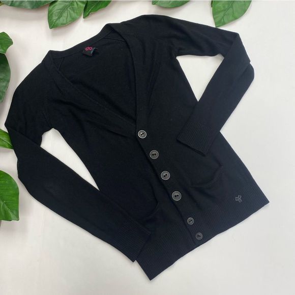 Aritzia Sweaters - TNA Aritzia Black Button Front Cardigan Sweater